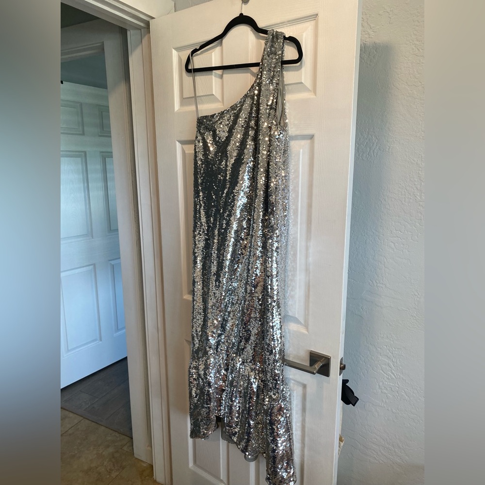 Maeve by Anthropologie - One shoulder sequin dress